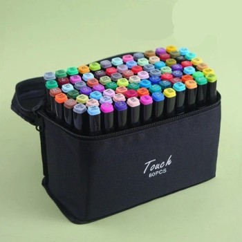 KIT CANETINHA MARCA TEXTO 80 CORES