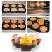 FORMA PARA CUPCAKE 6 CAVIDADES ANTIADERENTE KL1041