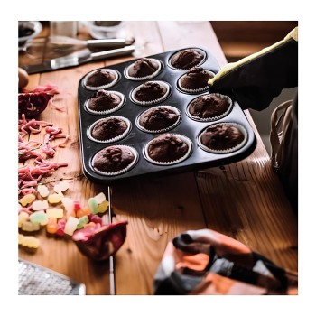 FORMA CUPCAKE ANTIADERENTE 12 CAVIDADES KL-8184