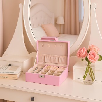 PORTA JOIAS FEMININO COM DIVISORIAS - REF9355