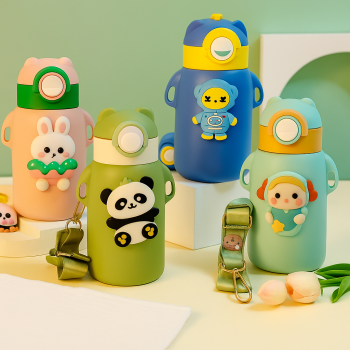 GARRAFA TÉRMICA INFANTIL COM ALÇA 520ML BM-P1564