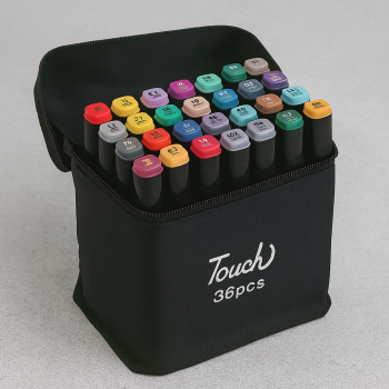 KIT CANETINHA MARCA TEXTO 36 CORES