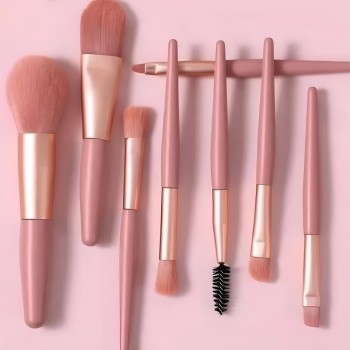 KIT DE PINCÉIS DE MAQUIAGEM 8 PEÇAS COMBO KA2035