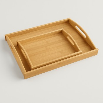 KIT DE BANDEJAS DE BAMBU 9774