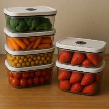 KIT POTES 5PÇS HERMETICOS BMF1038