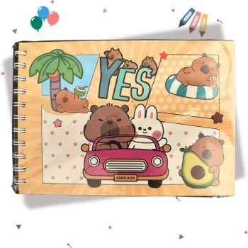 CADERNO DE COLORIR CAPIVARA REF29015