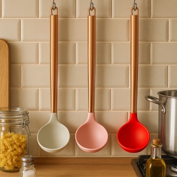 CONCHA DE SILICONE COM CABO METÁLICO - REF6630