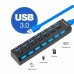 REGUA DE USB 7 PORTAS  HUB HB016