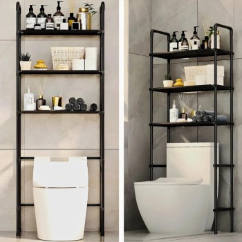 ESTANTE RACK PARA BANHEIRO COM PRATELEIRAS MULTIFUNCIONAL AC73