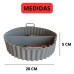 FORMA DE SILICONE PARA AIR FRYER COM DIVISORIA - SUP130
