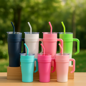 COPO TÉRMICO INOX 1200ML COM CANUDO JL99320