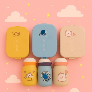 KIT COM LANCHEIRA E GARRAFA OIH2113