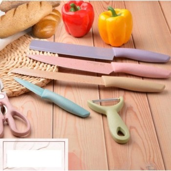 KIT DE FACAS COLORIDAS 6 PÇS - LKCF26