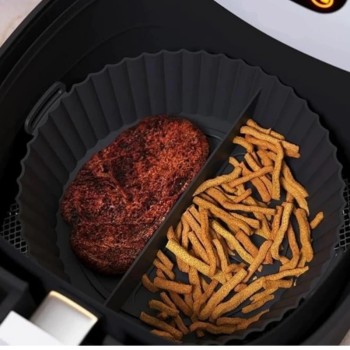 FORMA DE SILICONE PARA AIR FRYER COM DIVISORIA - SUP130