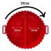 FORMA DE SILICONE PARA AIR FRYER COM DIVISORIA - SUP130