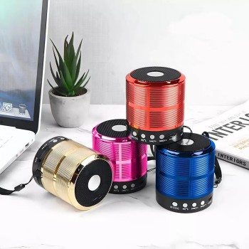 CAIXA DE SOM SEM FIO METALICA WS887