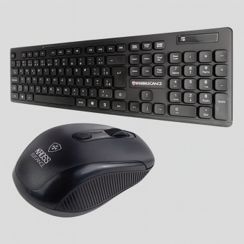 KIT TECLADO E MOUSE SEM FIO MKTW111