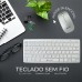 KIT TECLADO E MOUSE SEM FIO PEIFR3001M