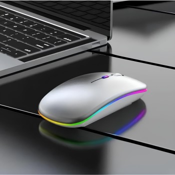 MOUSE RGB SEM FIO DE 2.4GHZ NMS011