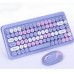 TECLADO RETRO MULTICOLOR LEY176A