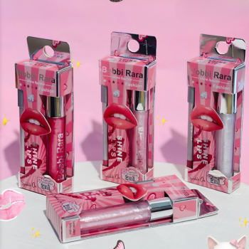 Lip Gloss e Lápis Labial Shine Lips BOX C/24 Un Bobbi Rara