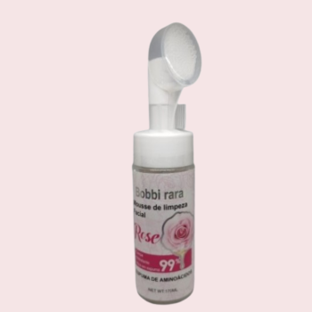 Mousse de Limpeza Rose Bobbi Rara