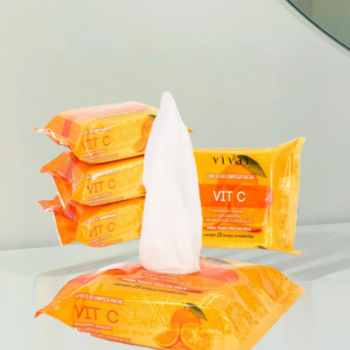 Lenços de Limpeza Facial Vit C BOX C/12 Un Vivai