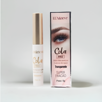 Cola para Cilios postiços Transparente BOX C/12 Un Lua e Neve