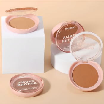 Compacto Matte Amber Bronze BOX C/24 Un Ruby Rose