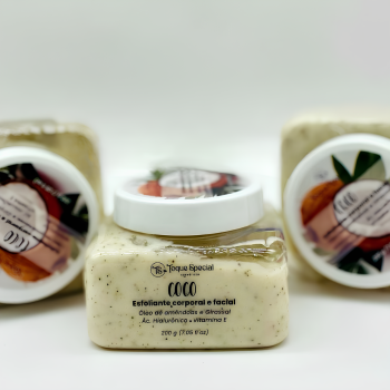  Esfoliante Corporal e Facial Coco Caixa C/24 Un Toque Special