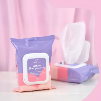  Lenço Demaquilantes BOX C/12 Un Jasmyne