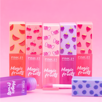  Lip Gloss Magic Fruits BOX C/24 Un Pink 21