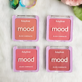 Blush Compacto Mood BOX C/36 Un Ruby Rose