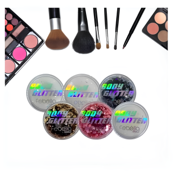 Body Gel Glitter BOX C/24 Un Febella