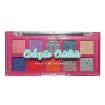 Paleta de Sombras Colecao Cristais BOX C/12 Un Jasmyne