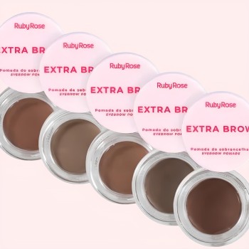 Pomada Para Sobrancelhas Extra Brow BOX C/ Ruby Rose 