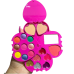 Estojo Infantil Sombra com Blush e Glitter BOX C/12 Un Amor Anjo