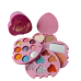 Estojo Infantil Sombra com Blush e Glitter BOX C/12 Un Amor Anjo