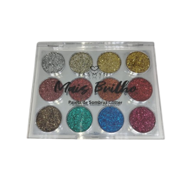 Paleta de Sombras Mais Brilho BOX C/12 Un Jasmyne